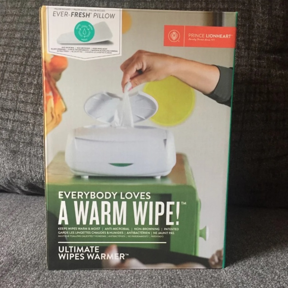 Baby wipe warmer